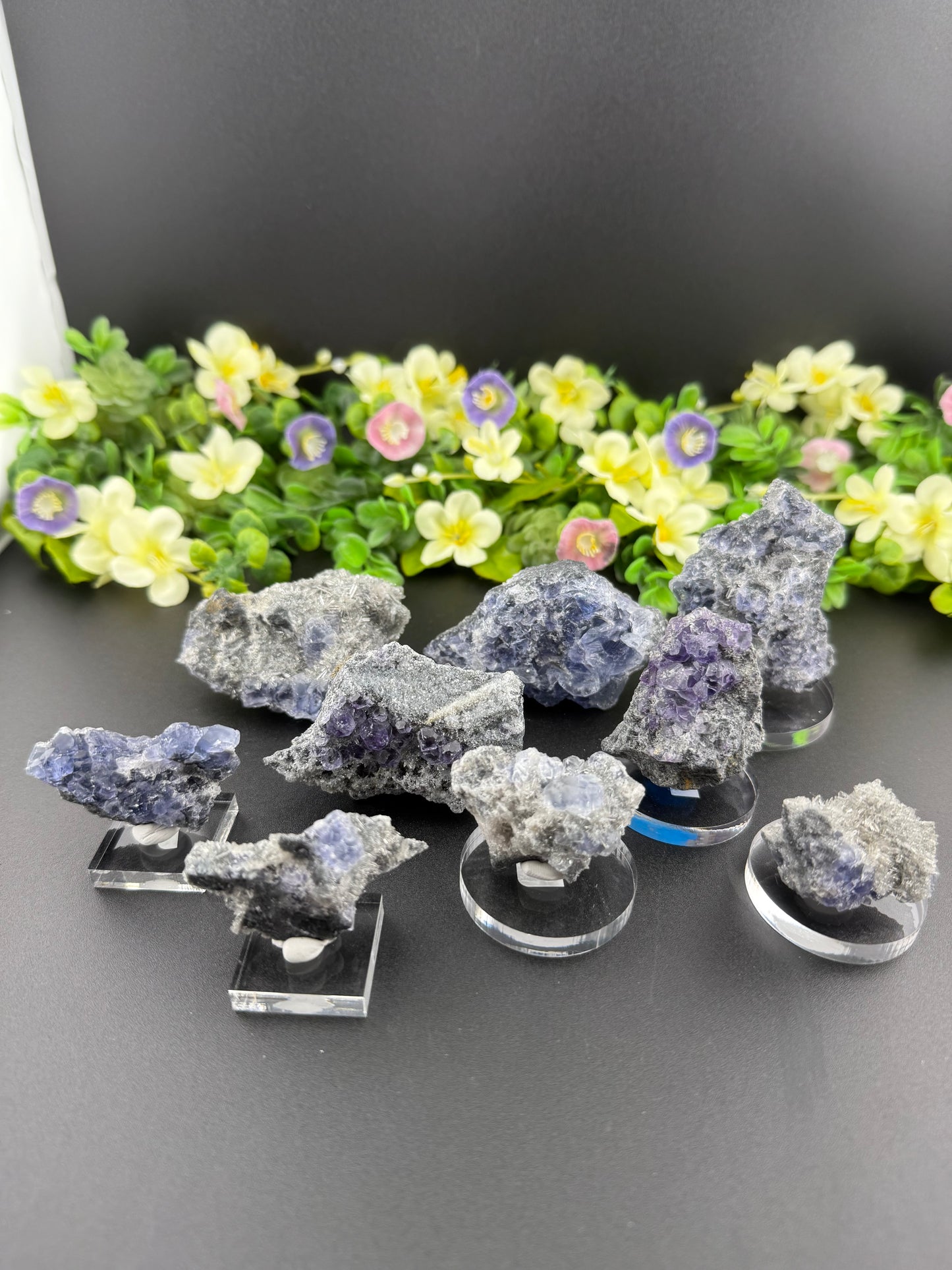 Tanzanite Fluorites