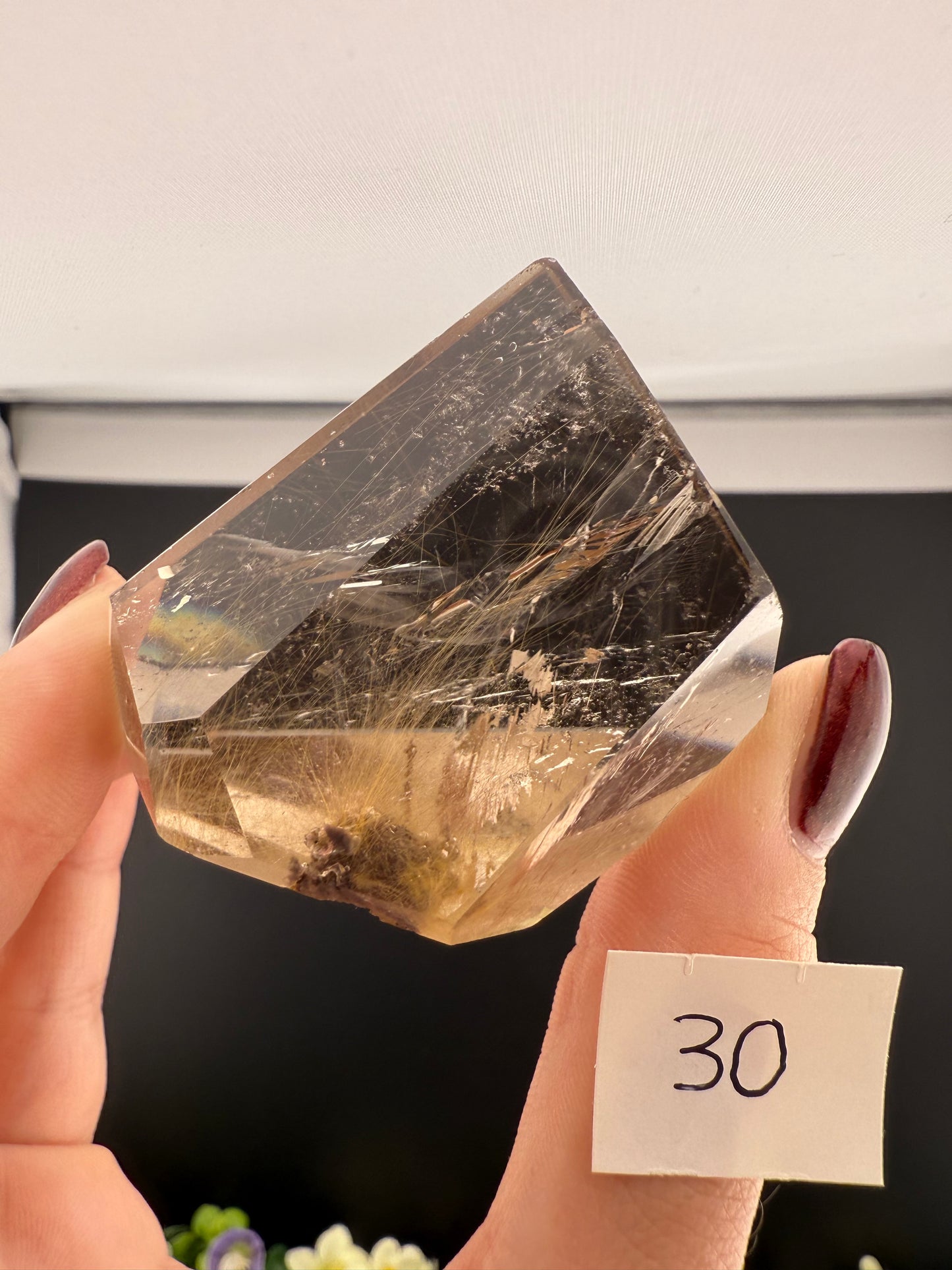 Quartz Freeforms w/ Gold Rutile Inclusions