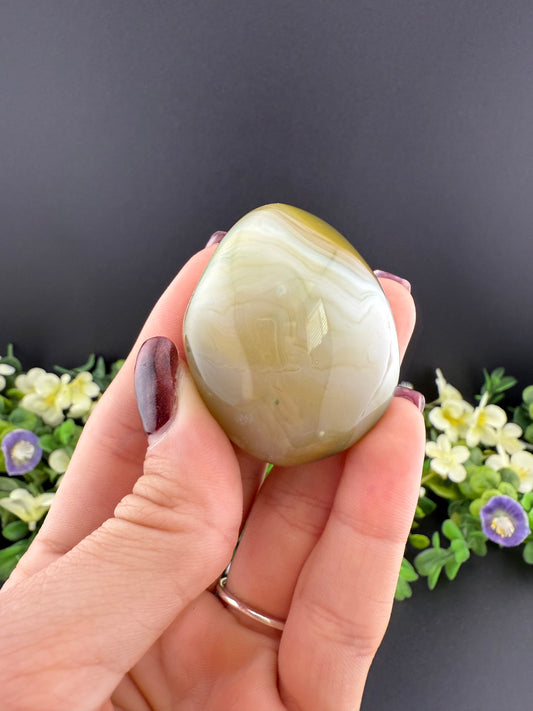 Green Sardonyx Palmstone