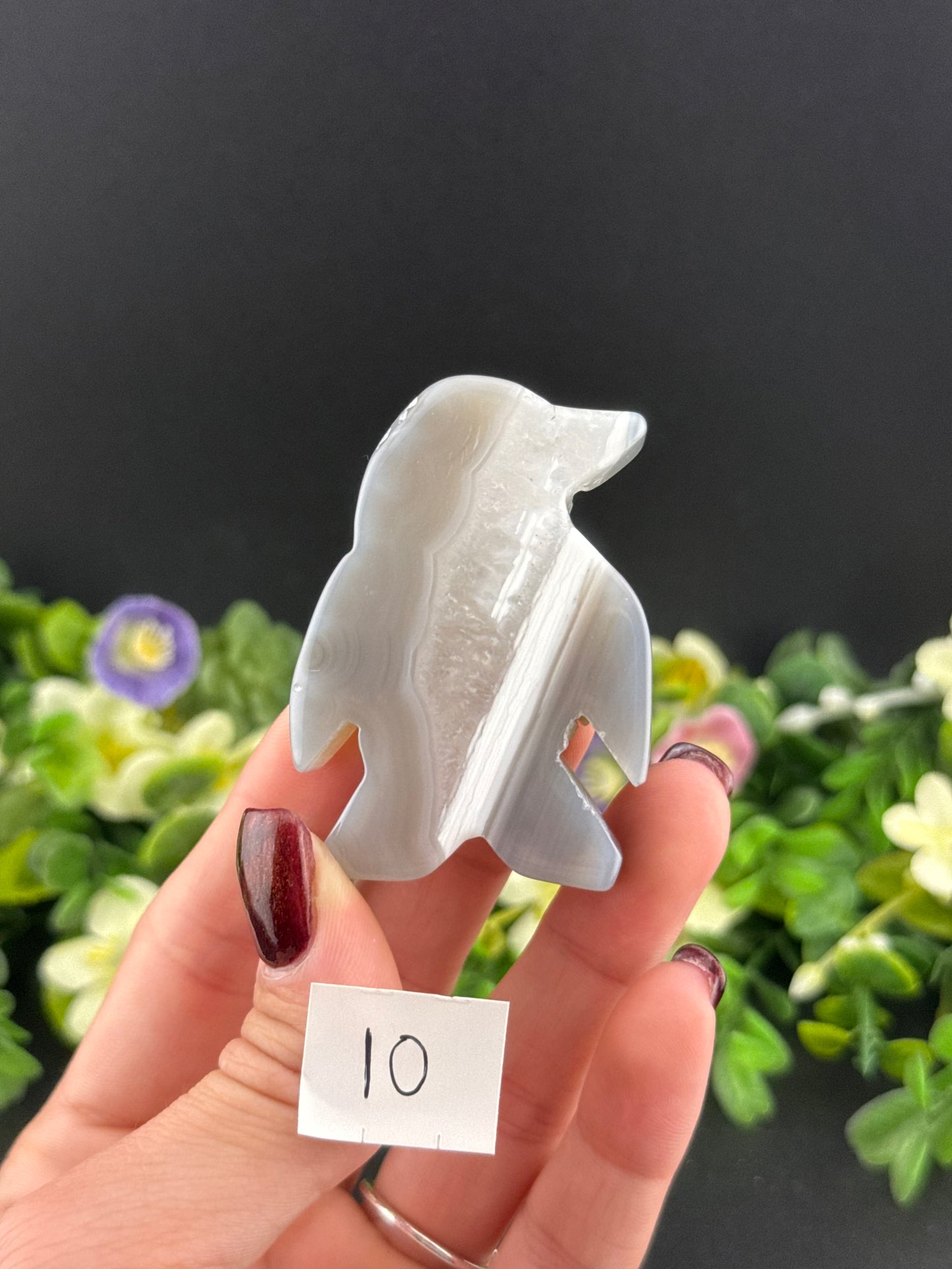 Agate Penguin Slices
