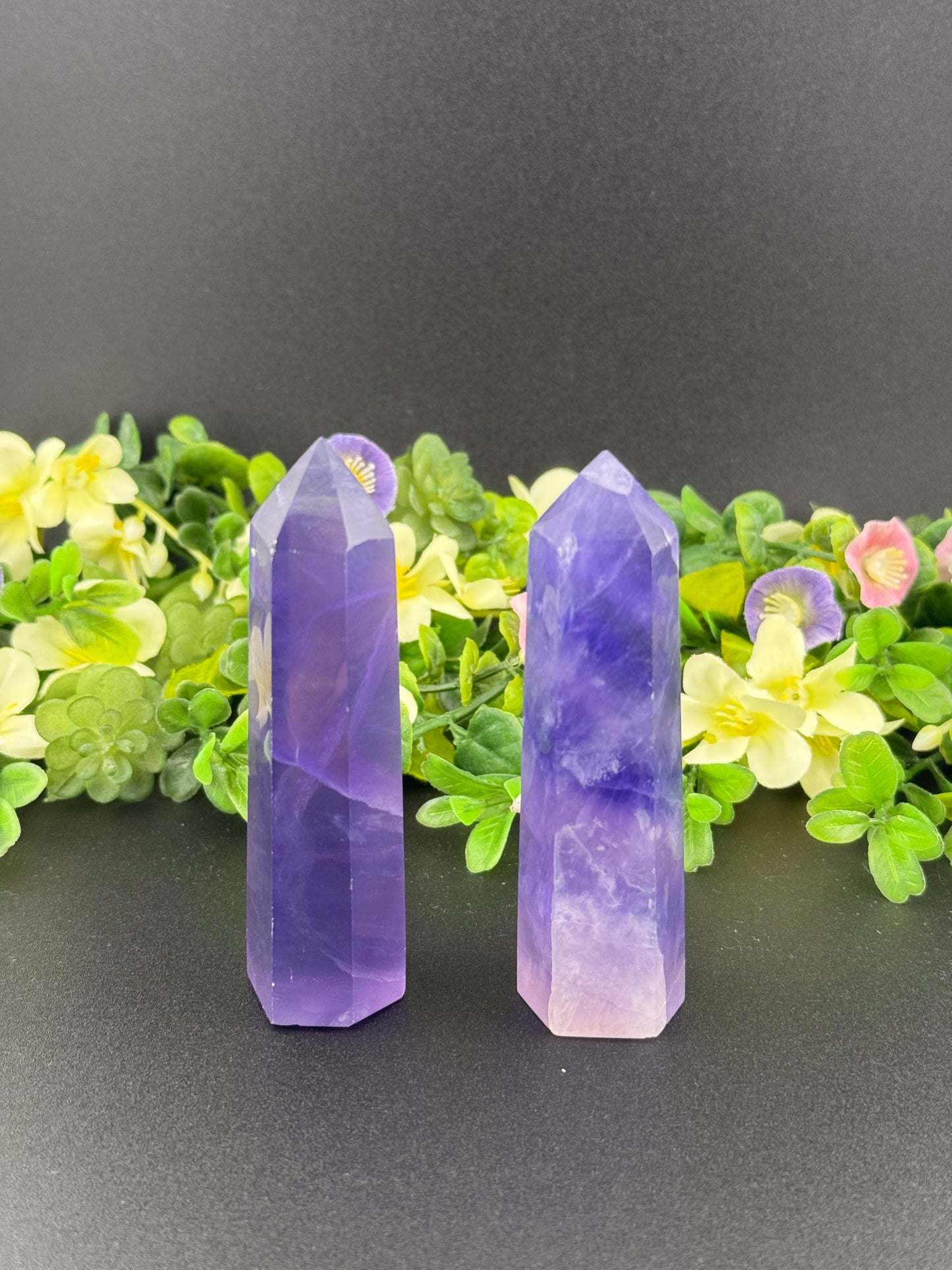 Purple Fluorite Towers