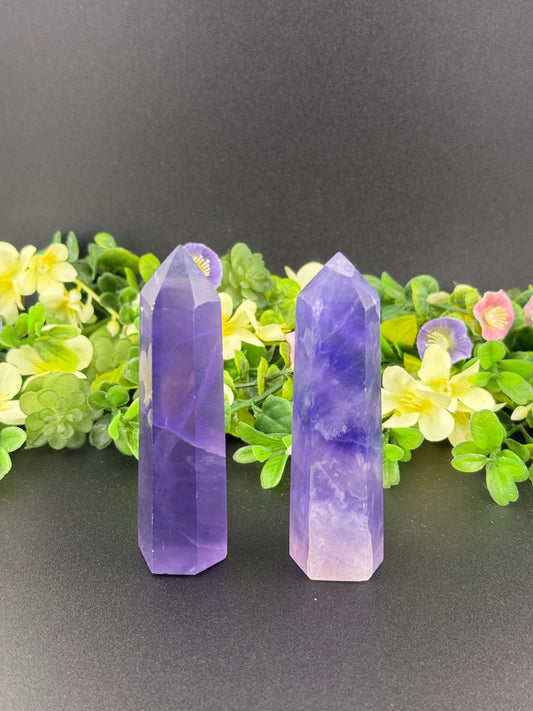 Purple Fluorite Towers