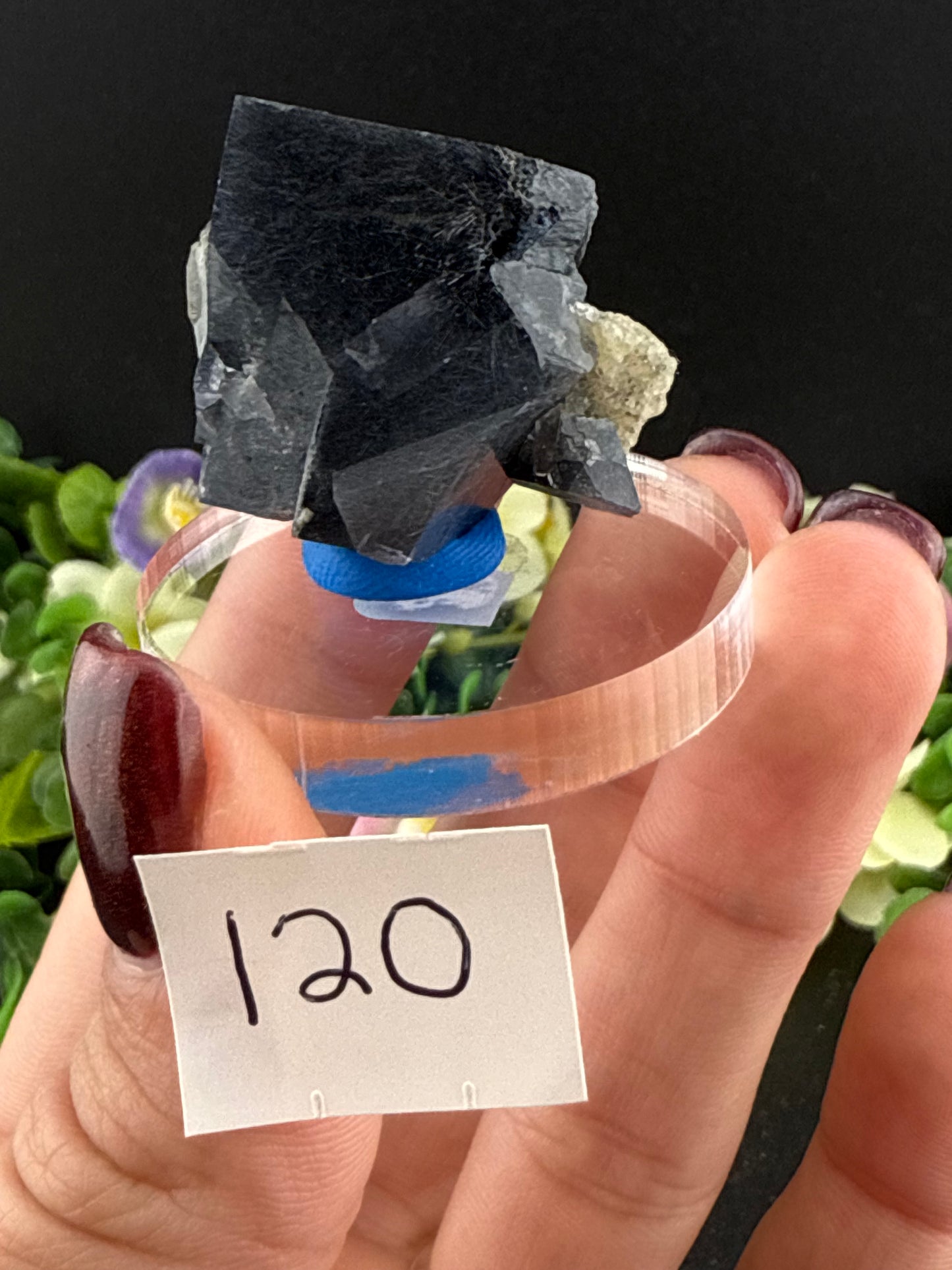 YGX Fluorite with Bismuthinite Inclusions