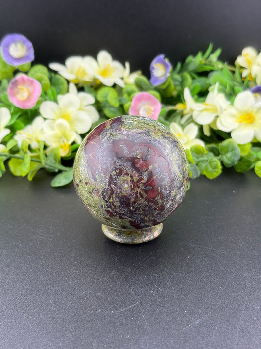 Unakite Donut/Sphere Holder