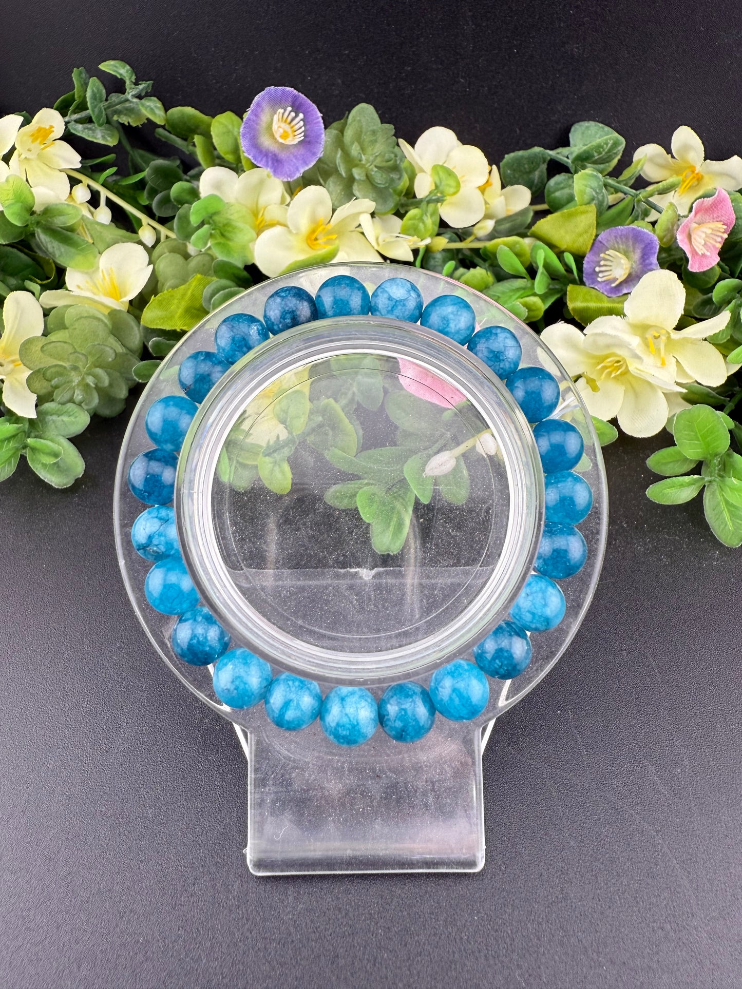 8mm Blue Apatite Bracelet