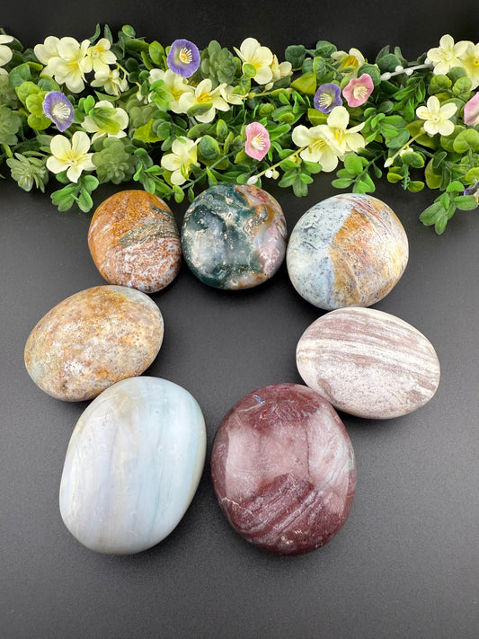 Big Ocean Jasper Palmstones