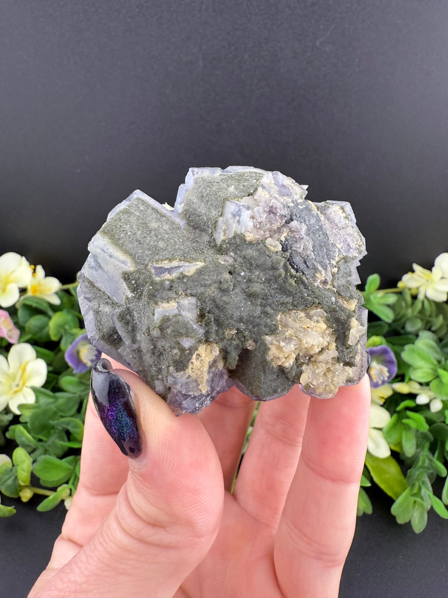 YGX Fluorite with Chlorite & Muscovite