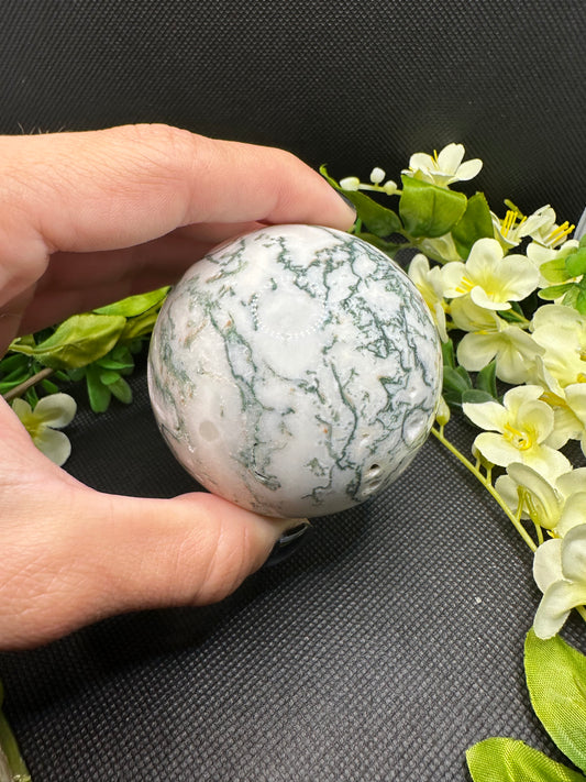 Tree Agate Sphere