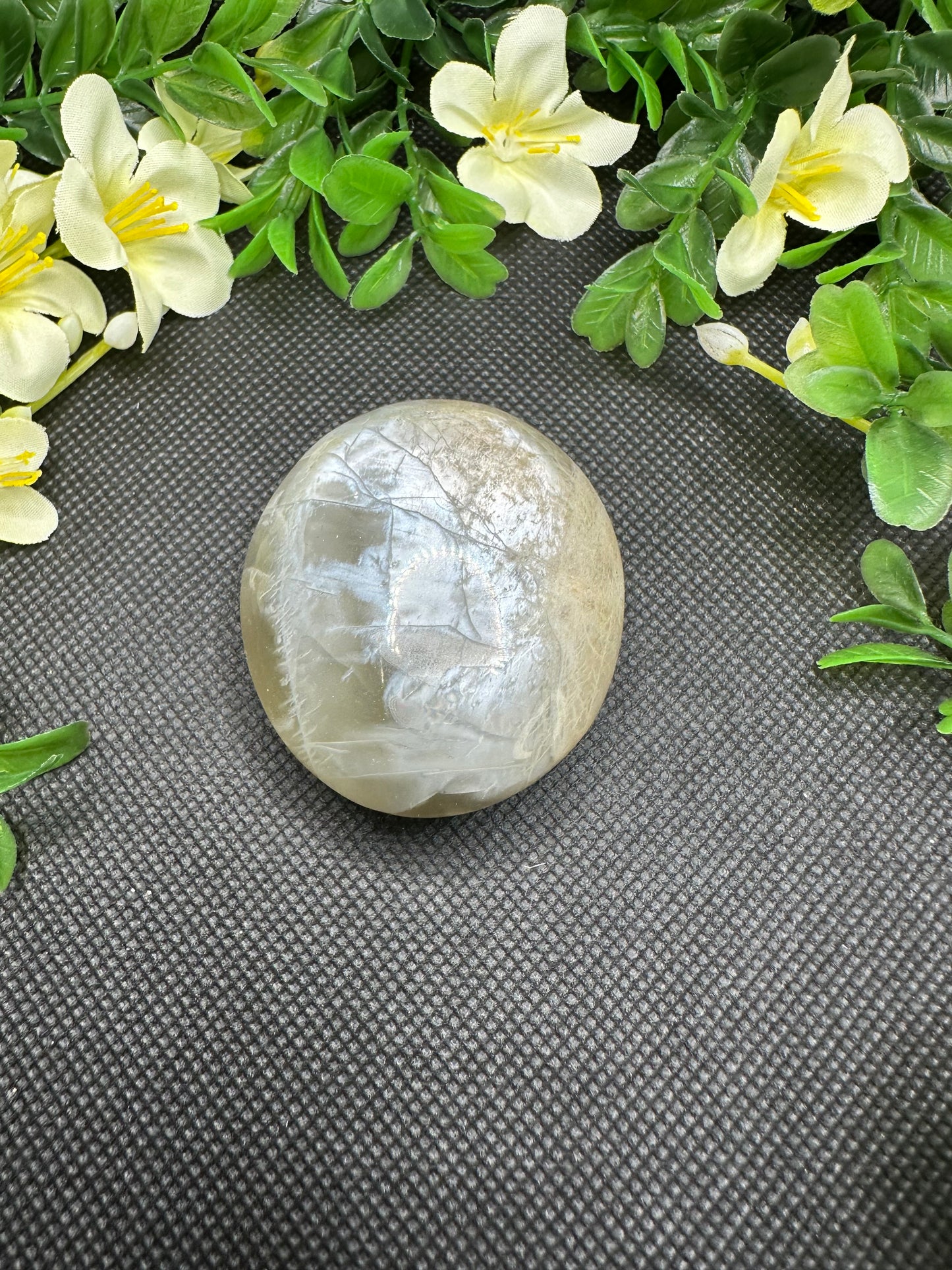 Grey Moonstone Palmstone