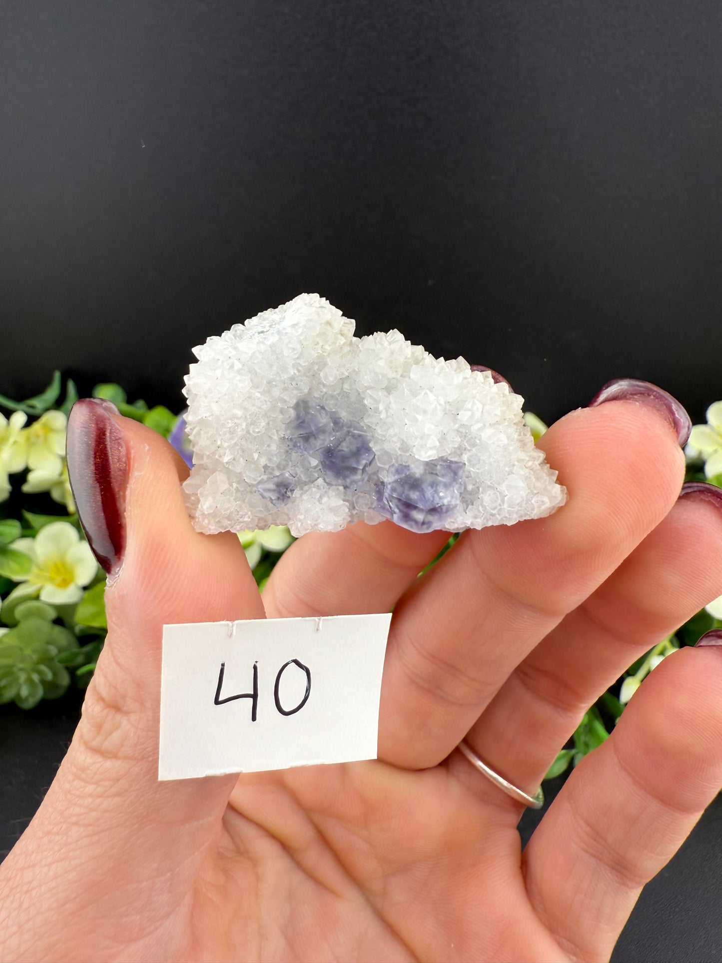 Blue Heart Fluorites