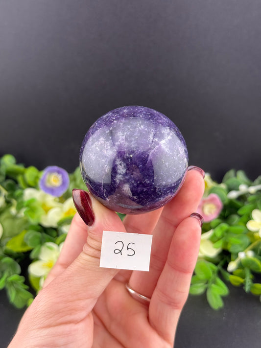 Lepidolite Spheres