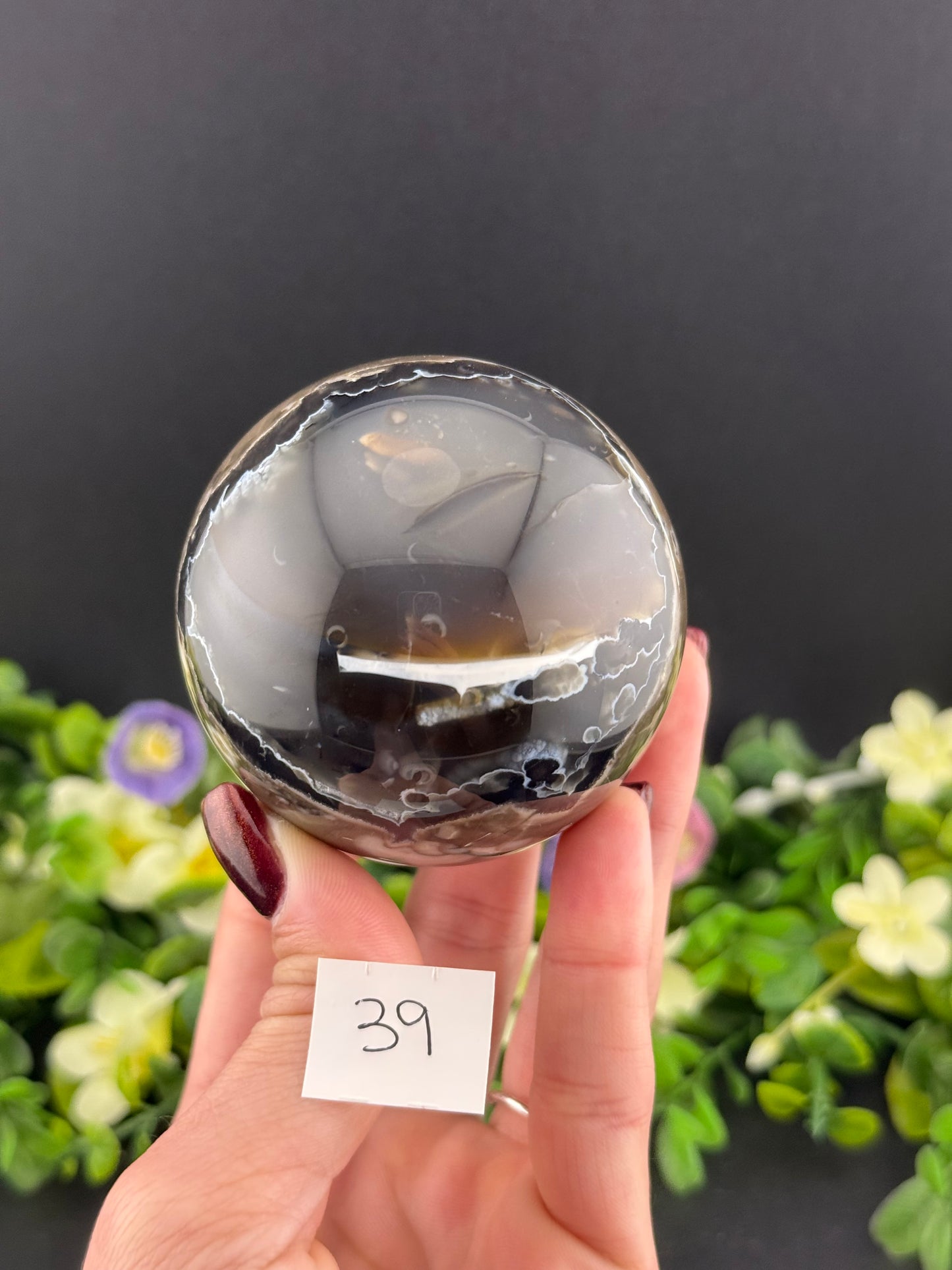 Volcano Agate Spheres