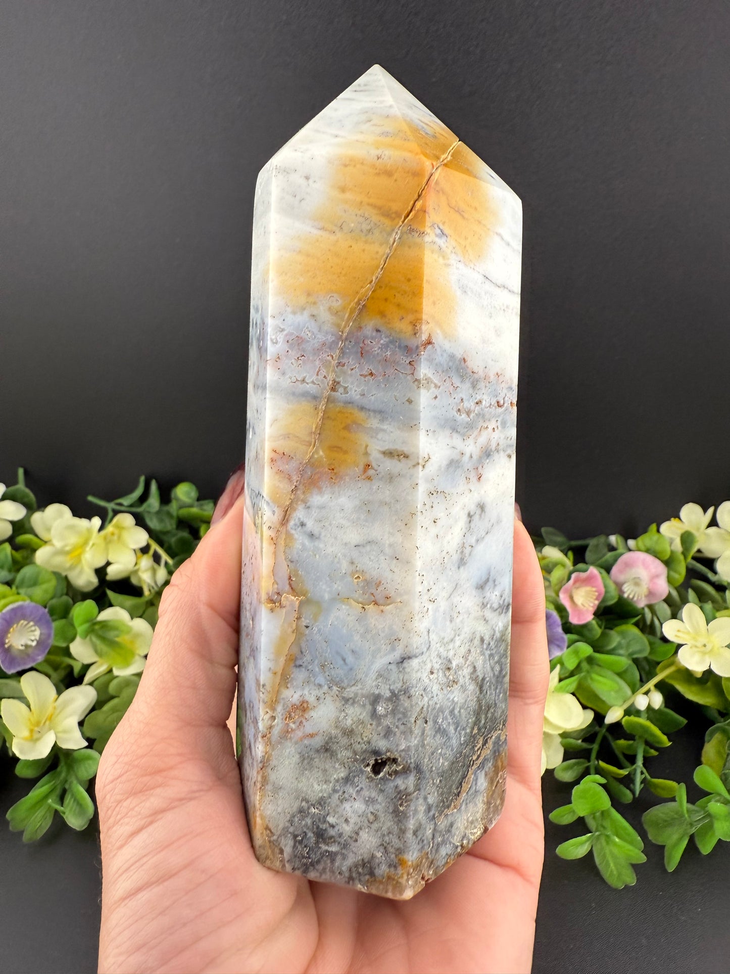 Chunky Ocean Jasper Tower