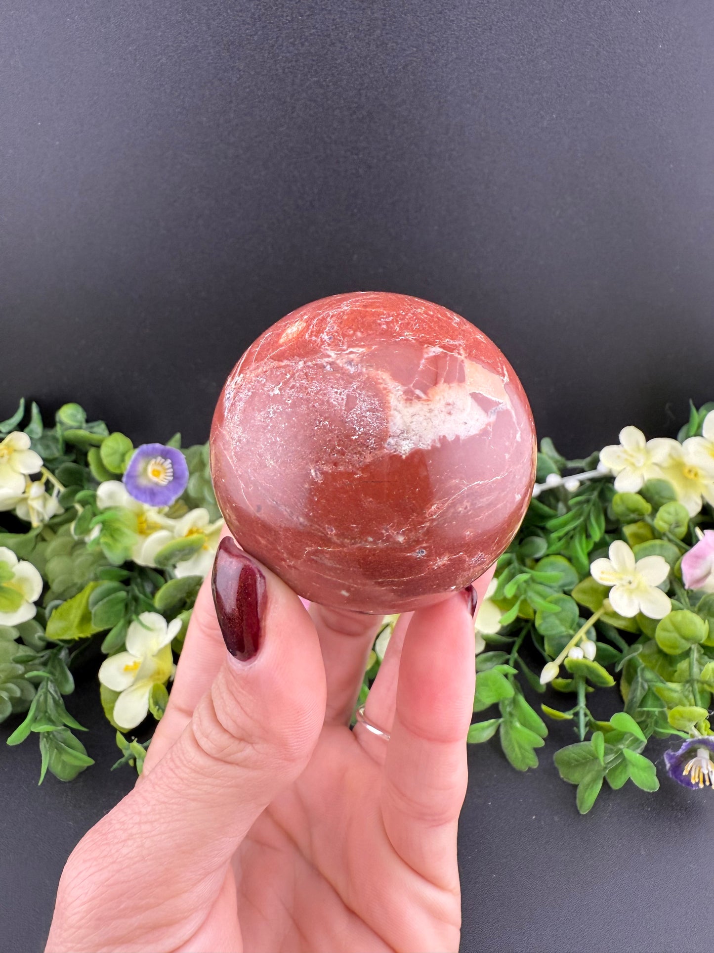 Red Jasper Sphere