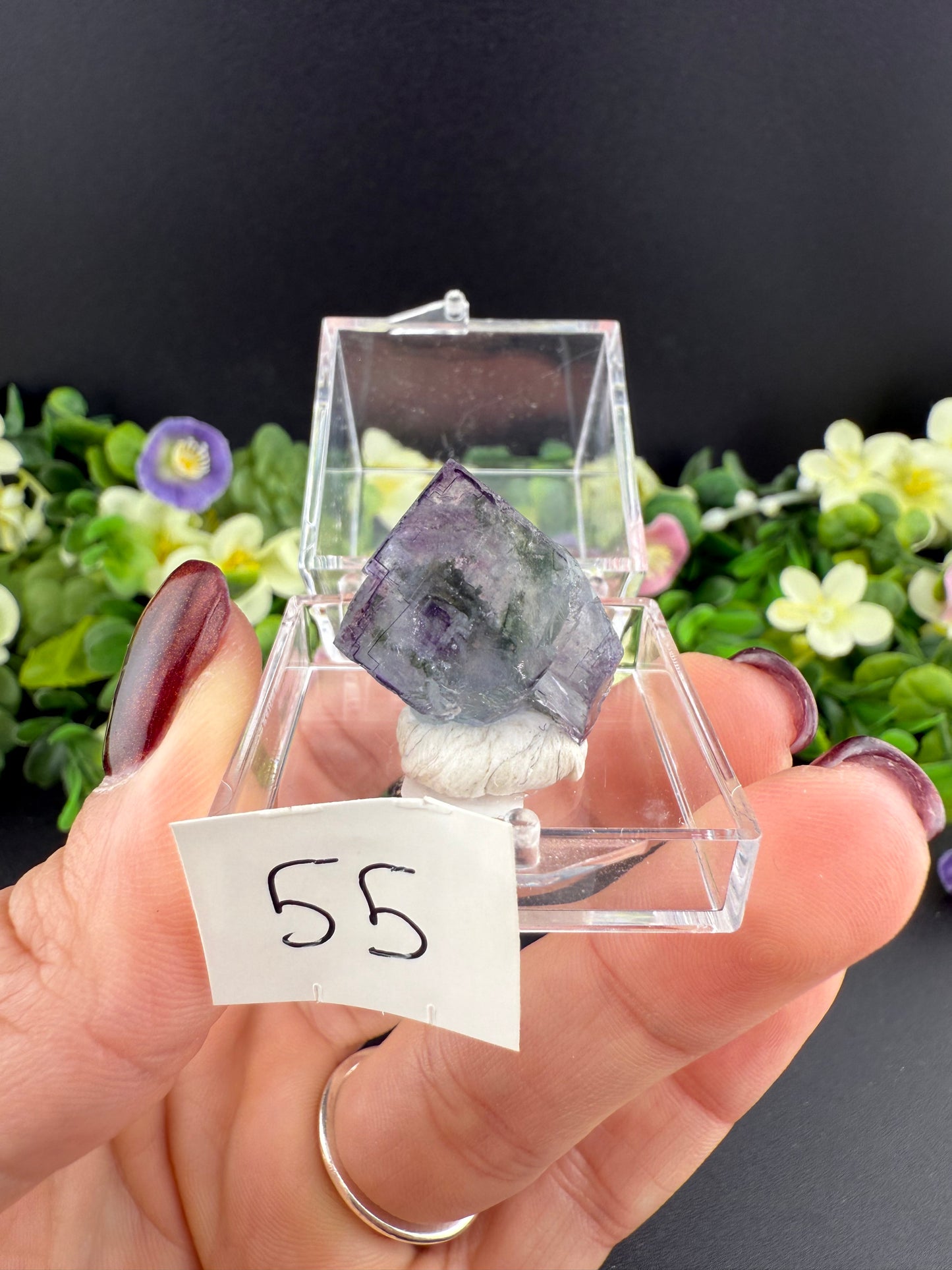 YGX Fluorites with Green Chlorite Inclusions