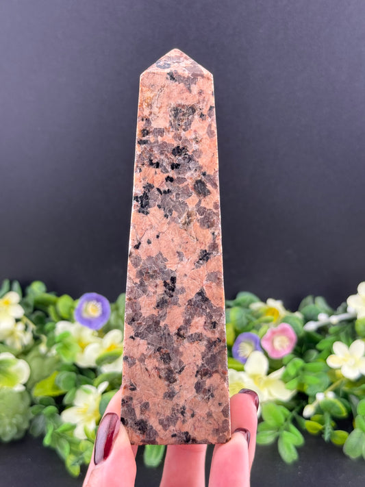 Leopard Skin Jasper Tower
