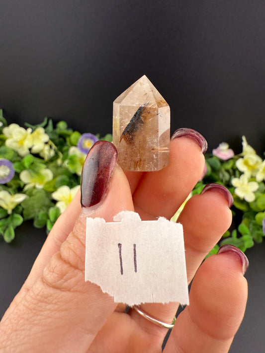 Small Golden Rutile Towers