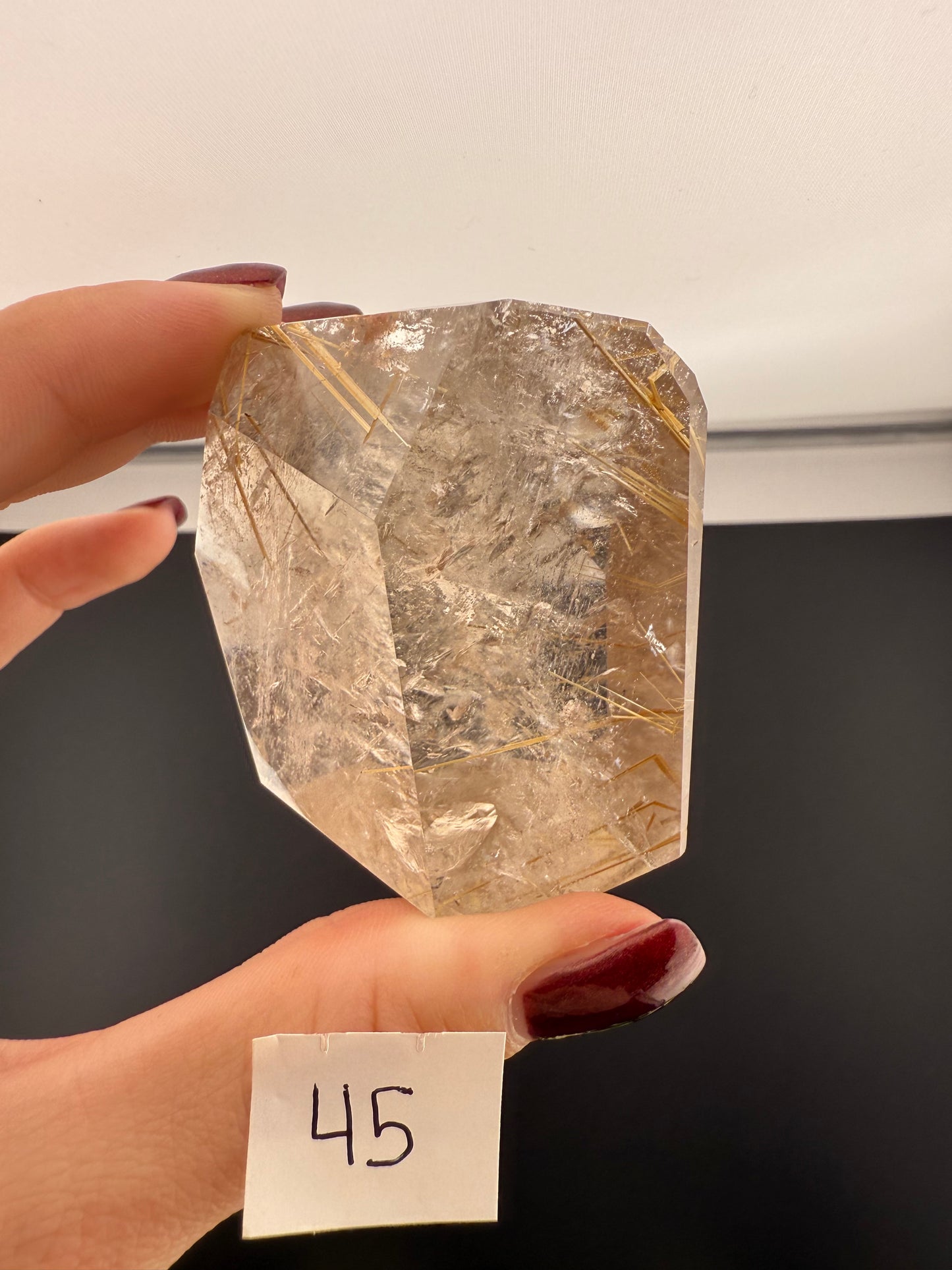 Quartz Freeforms w/ Gold Rutile Inclusions