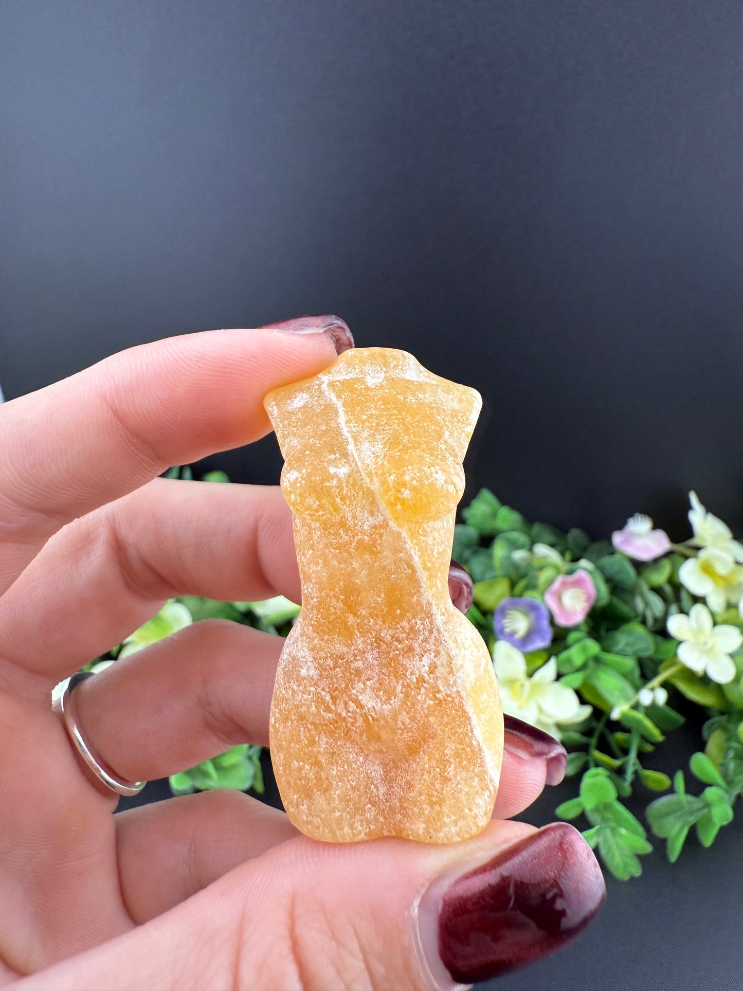 Orange Calcite Lady Body