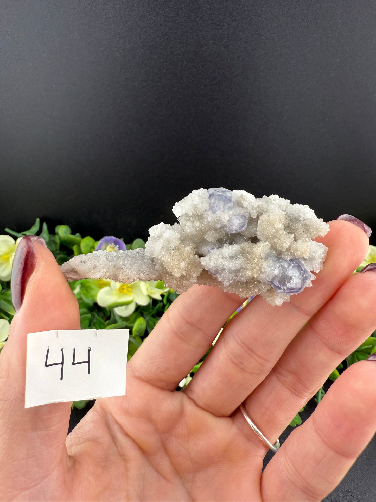 Blue Heart Fluorites