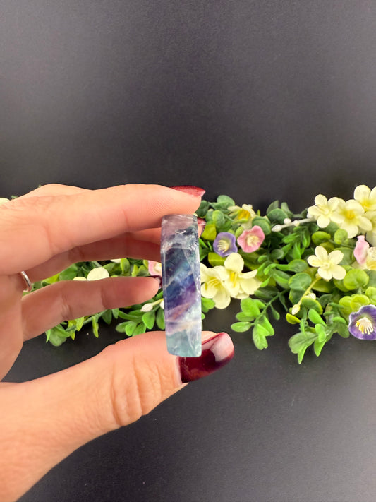 Rainbow Fluorite Slice