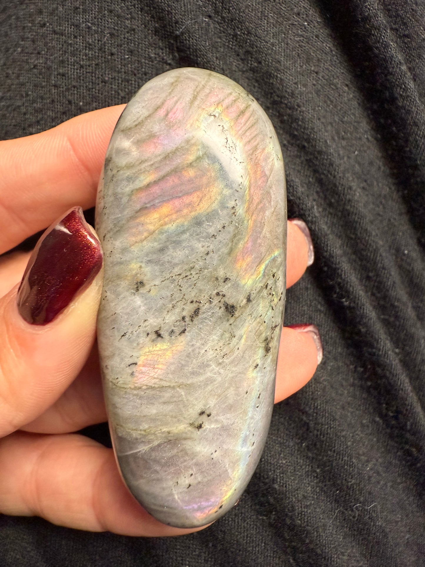 Skinny Labradorite Palmstone