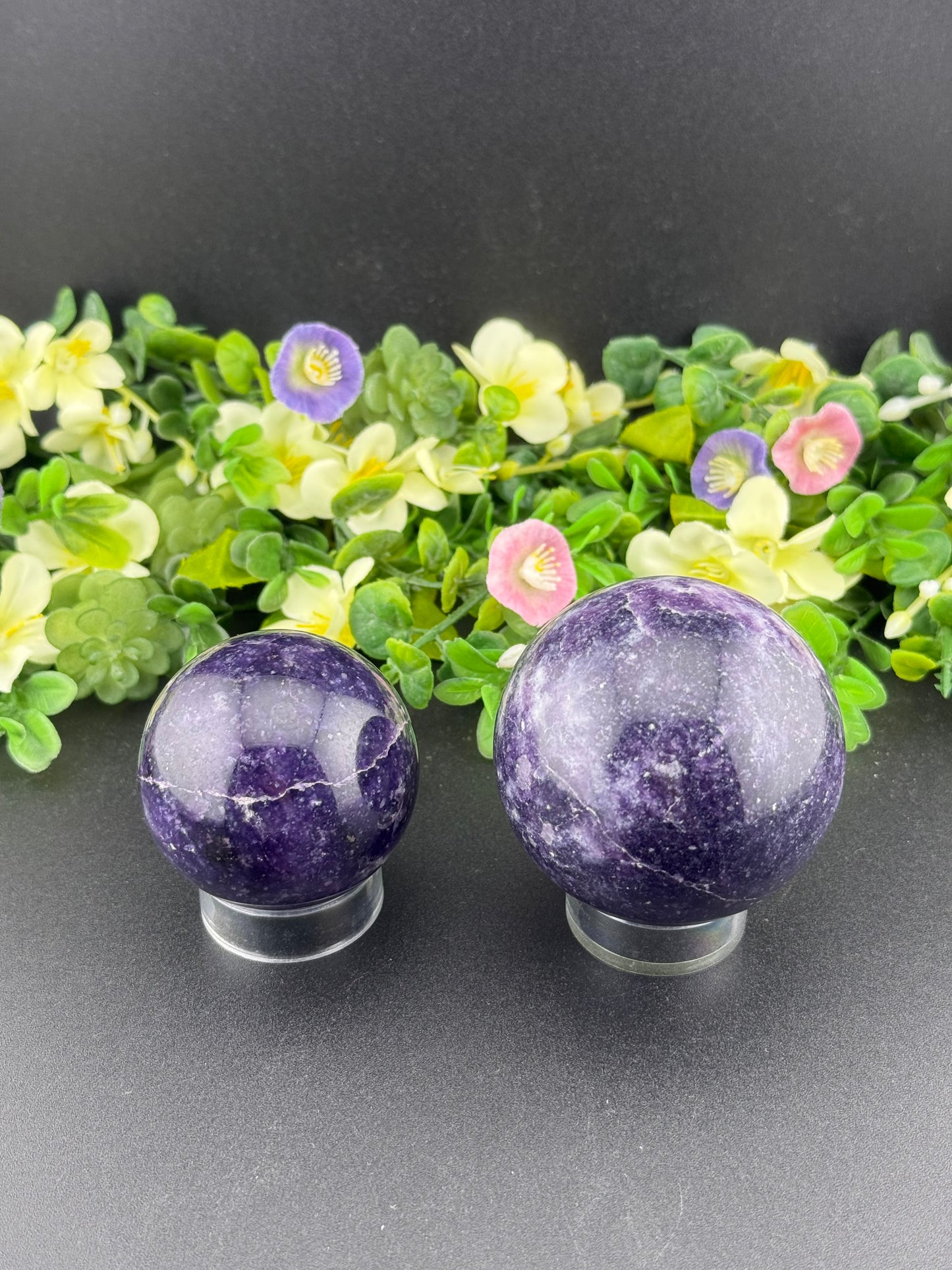 Lepidolite Spheres