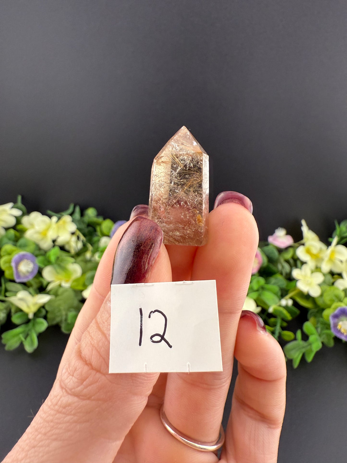 Small Golden Rutile Towers