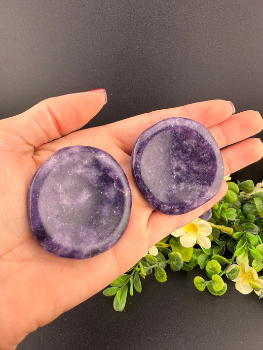 Large Lepidolite Worry Stones {Intuitively Chosen}