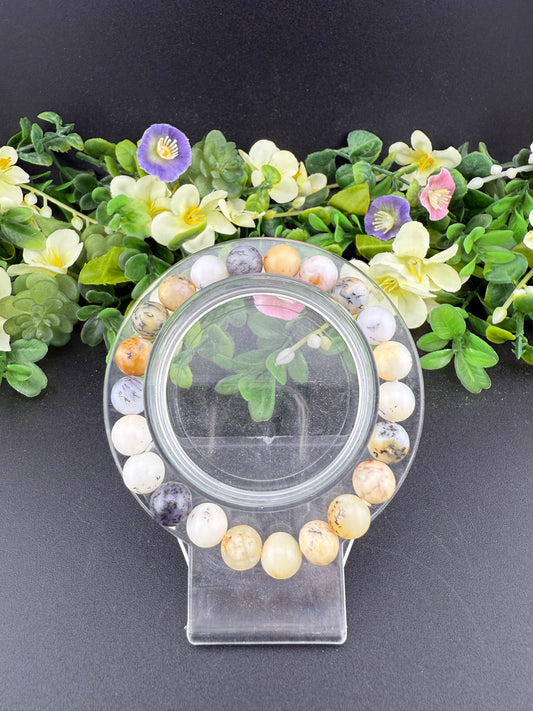 8mm Dendritic Agate Bracelet