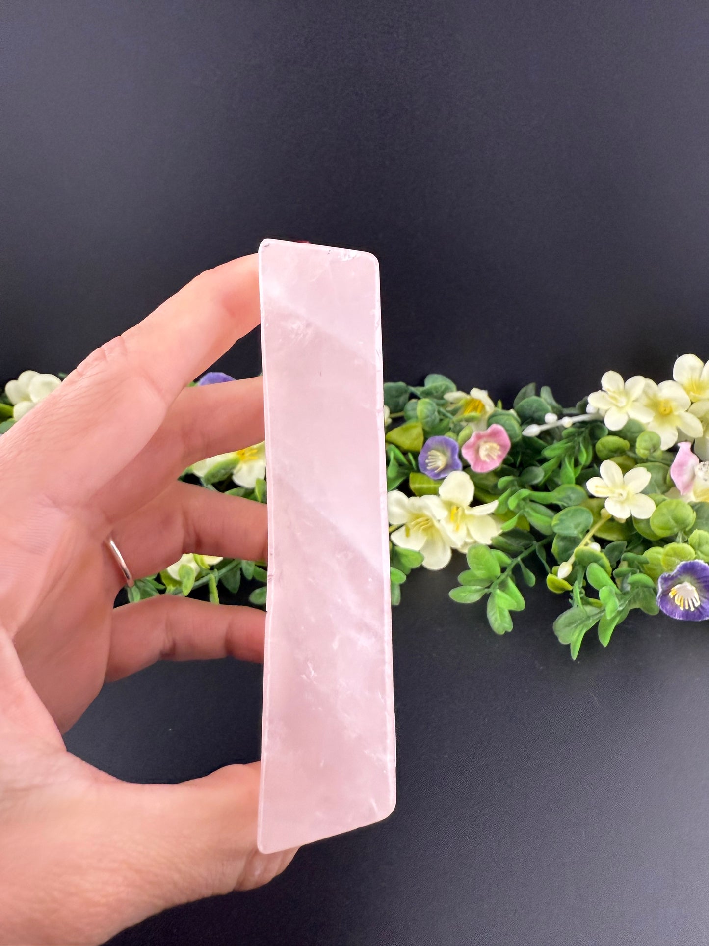 Rose Quartz Moon Bowl