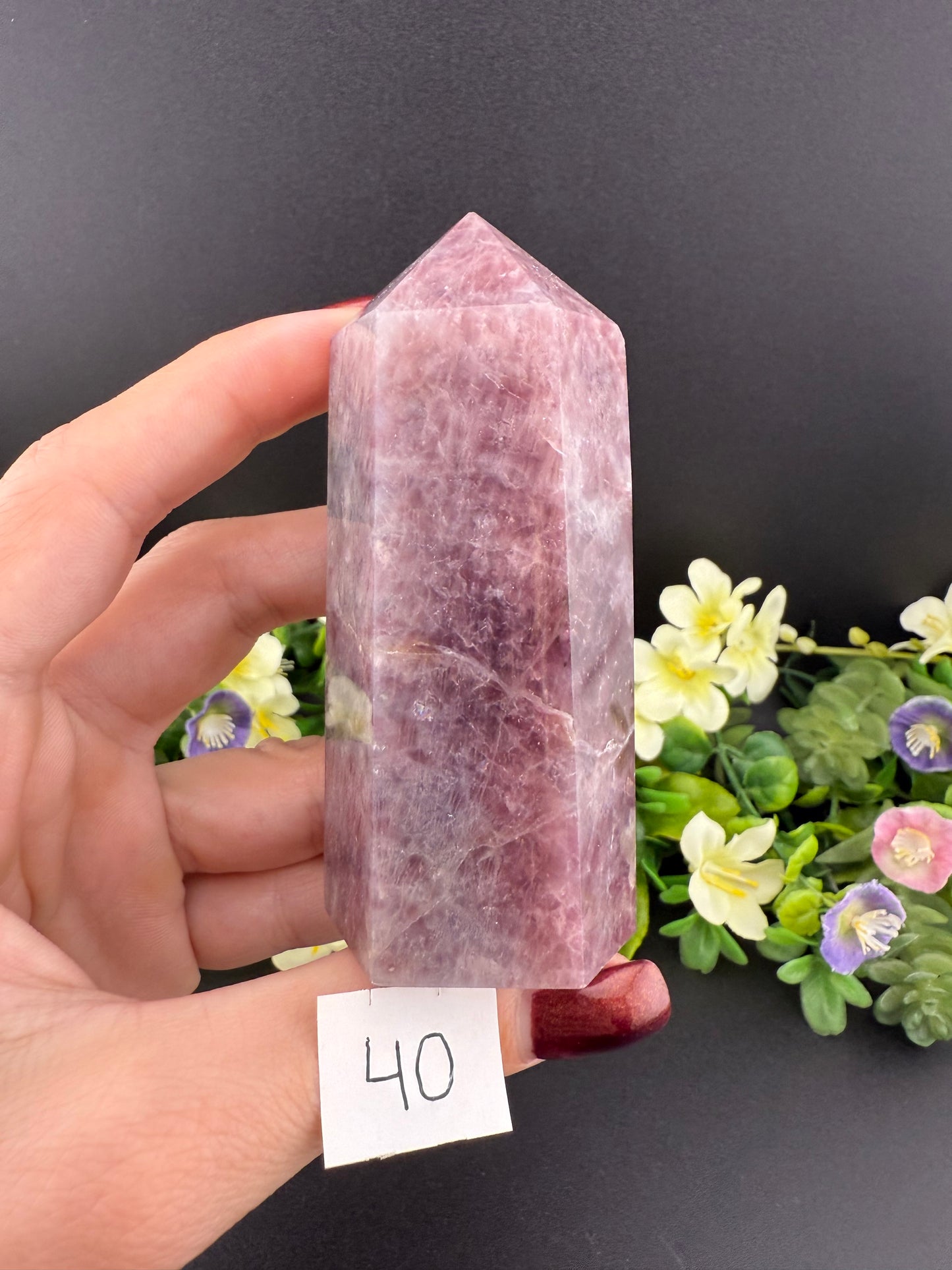 Lavender Rose Quartz Towers