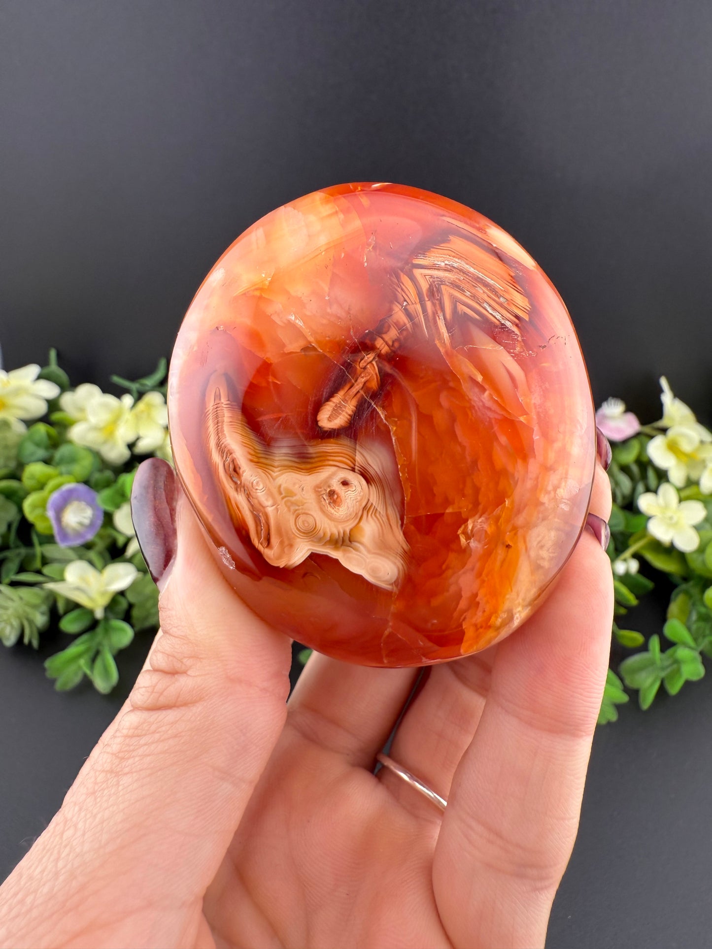 Carnelian Palmstone
