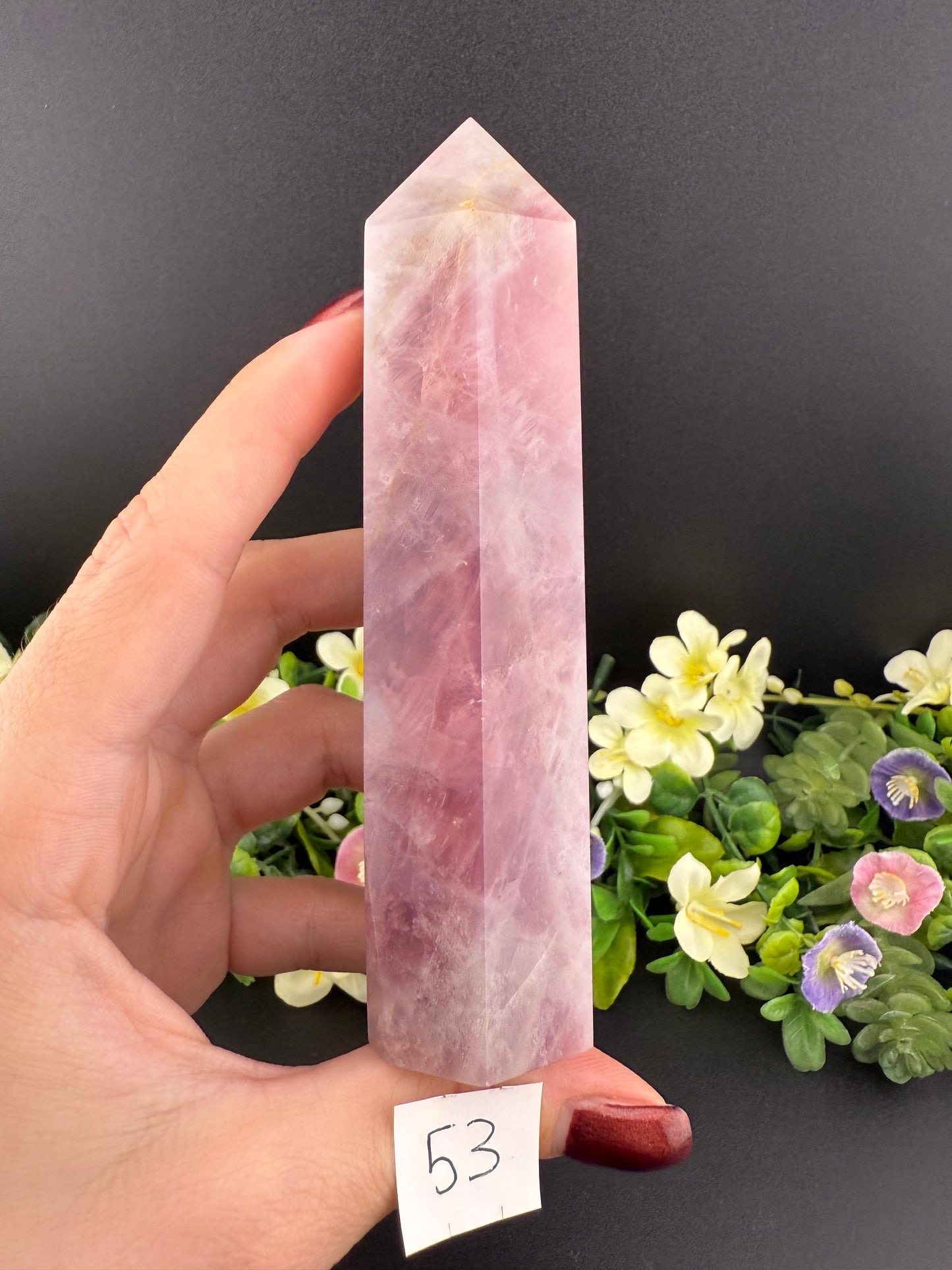 Lavender Rose Quartz Towers