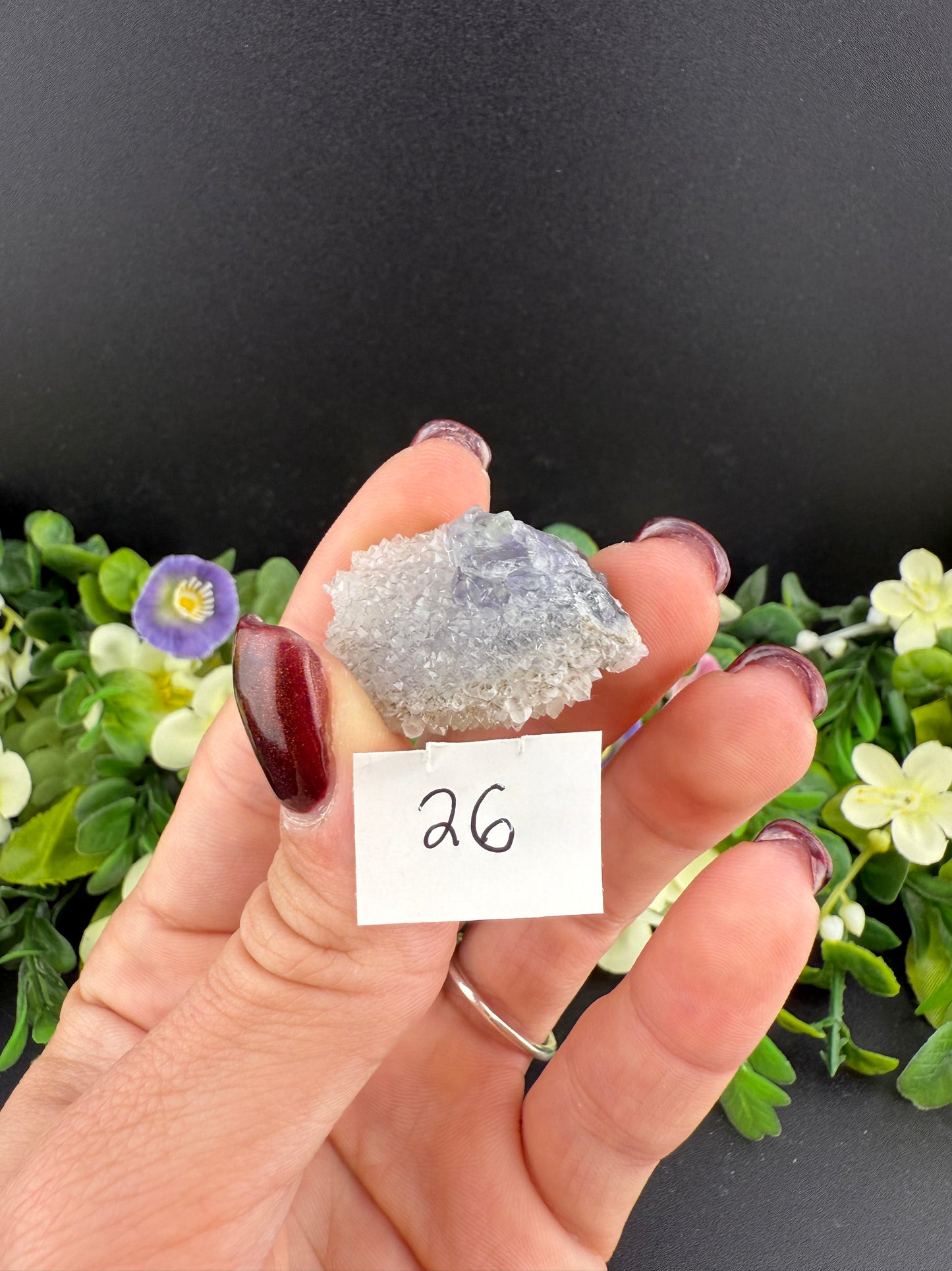 Blue Heart Fluorites
