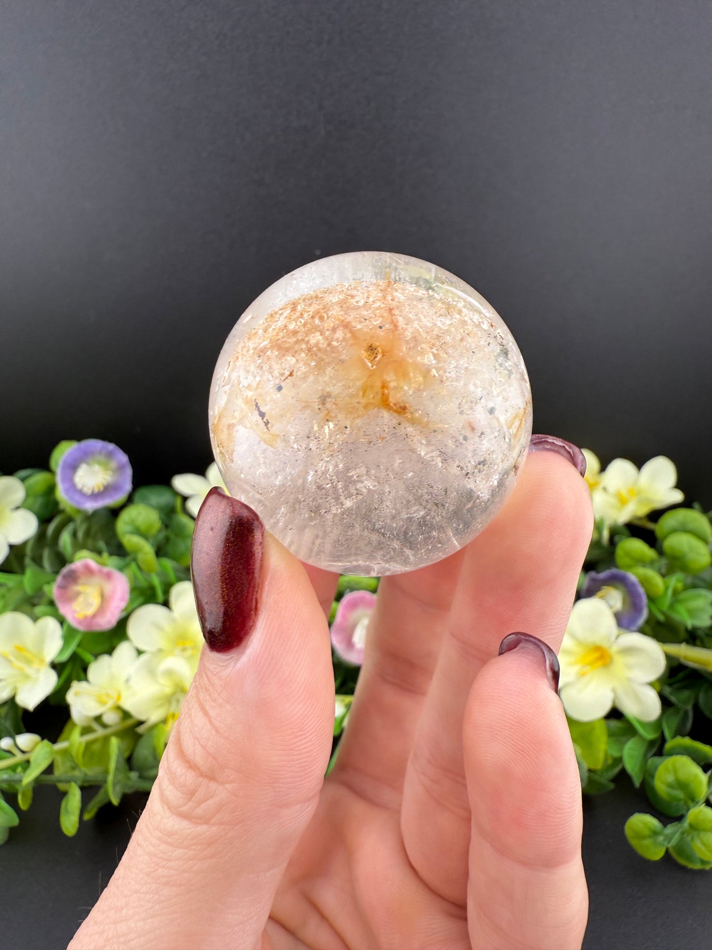 Small Garden Quartz Sphere