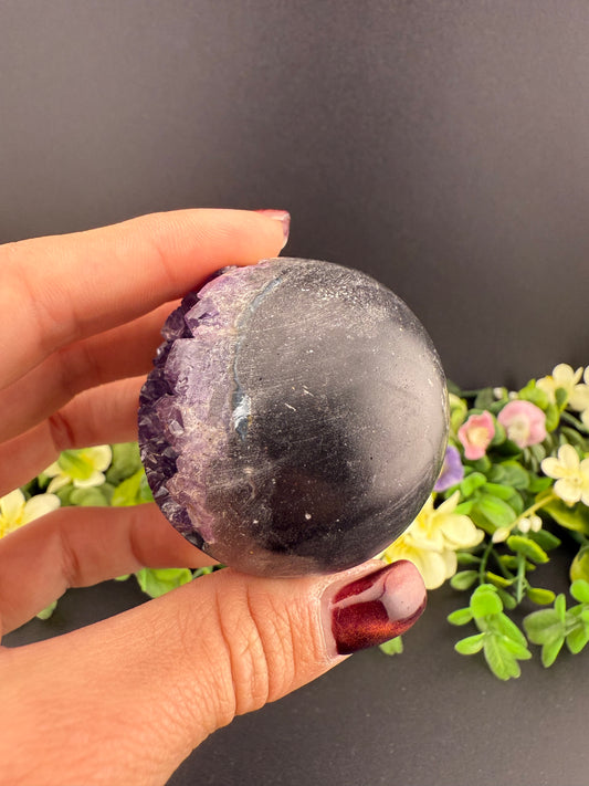Amethyst Geode Sphere w/ Stand