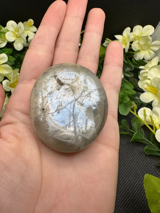 Grey Moonstone Palmstone