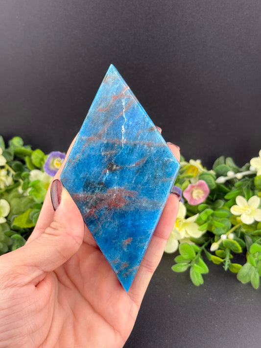 Blue Apatite Diamond