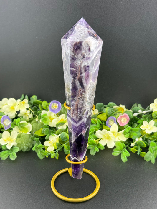 Large Dream Amethyst Wand Carving