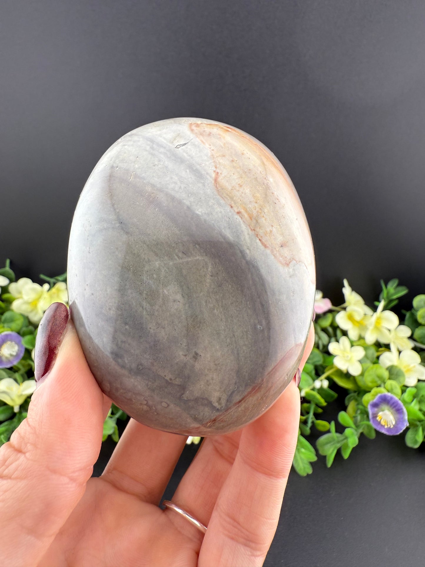 Large Polychrome Jasper Palmstone