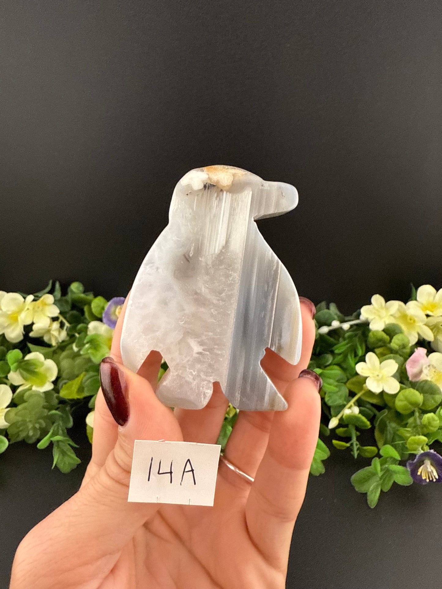 Agate Penguin Slices