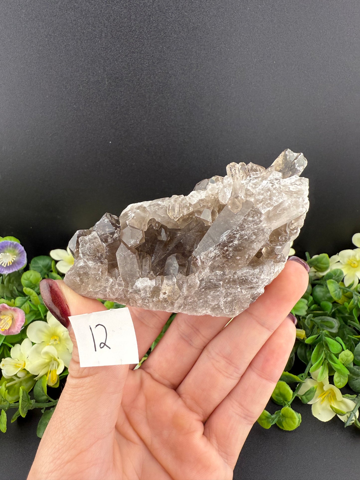 Smoky Quartz Clusters
