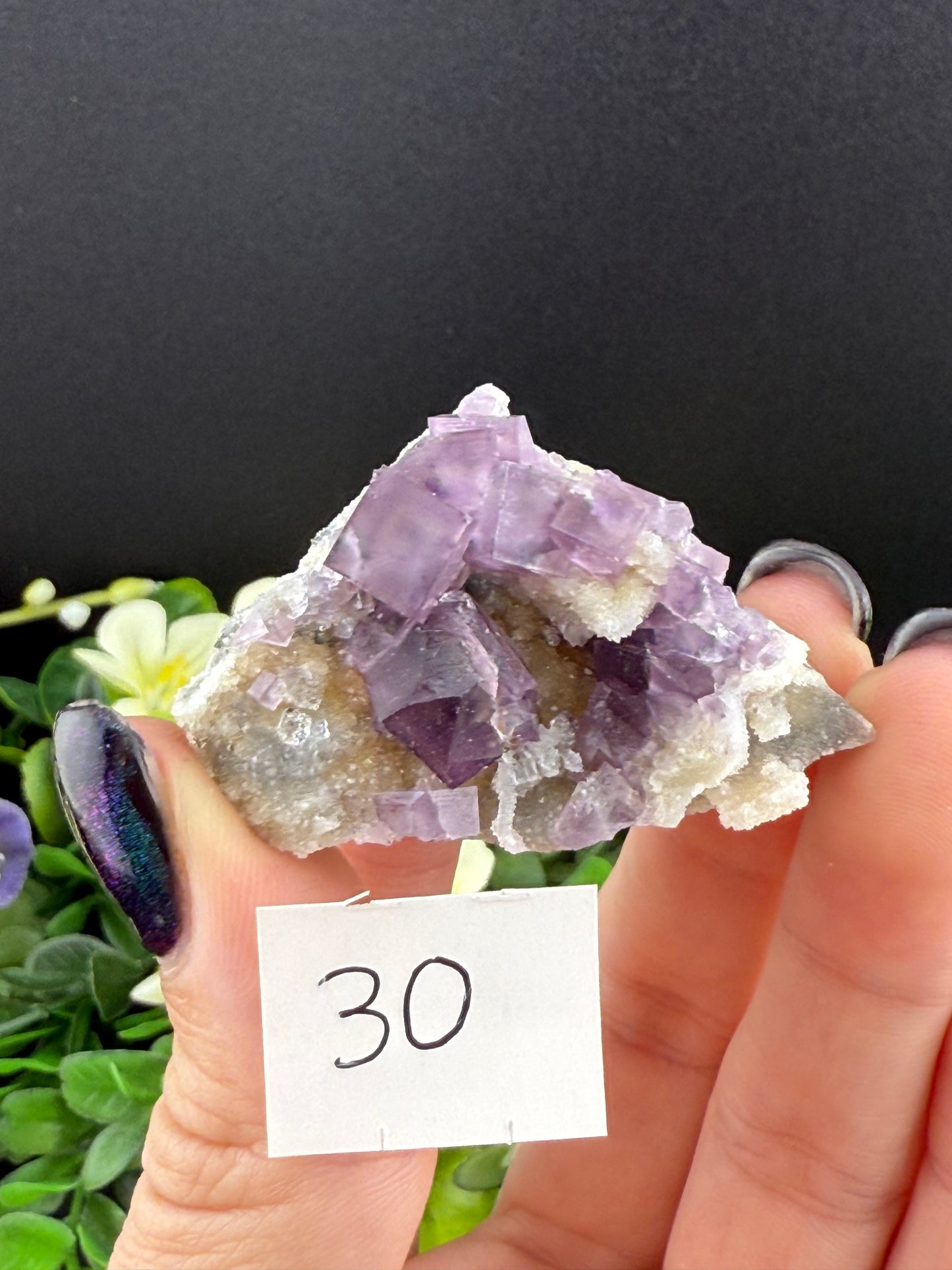 High Quality Purple “Window” Fluorites