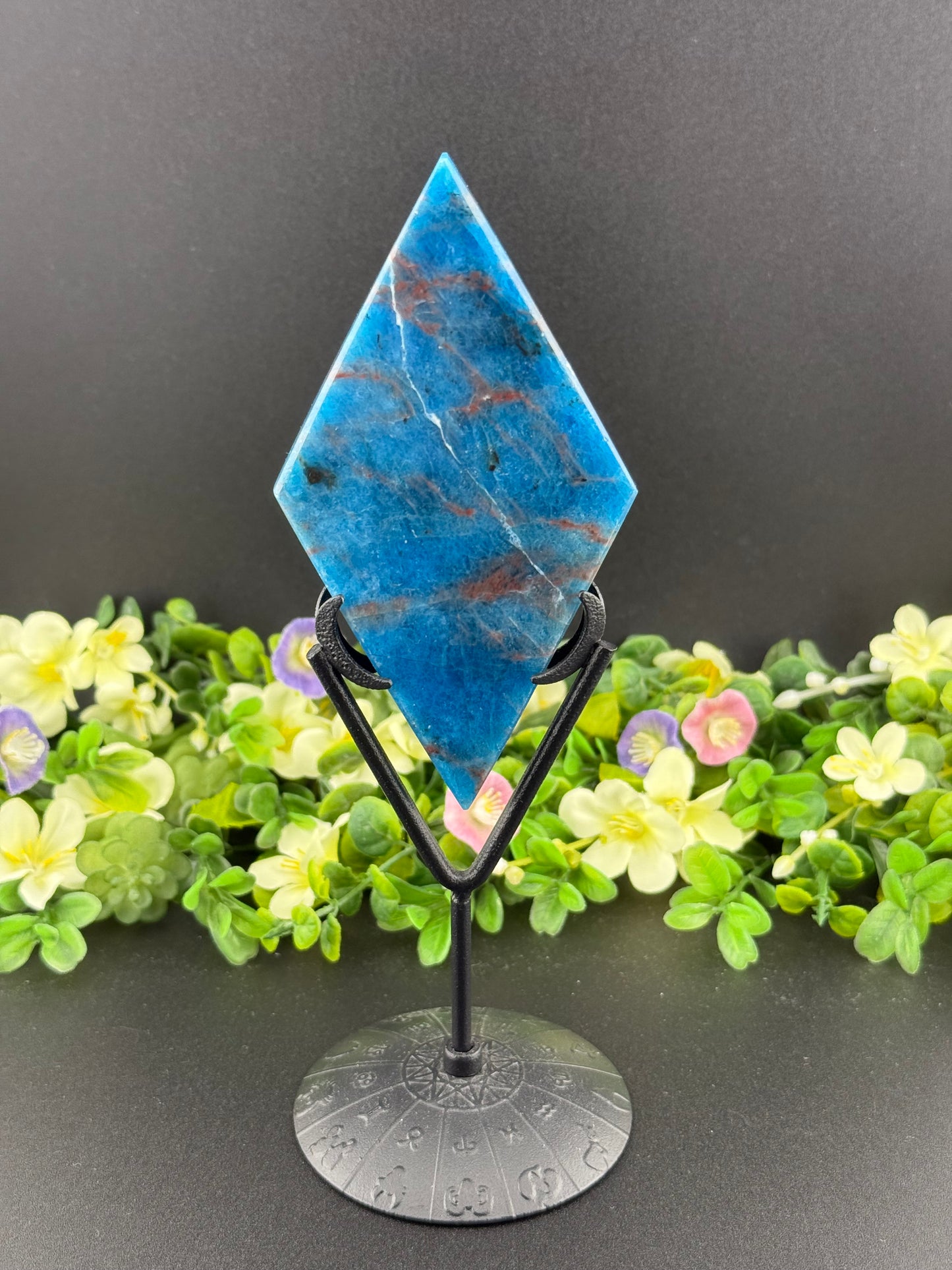 Blue Apatite Diamond