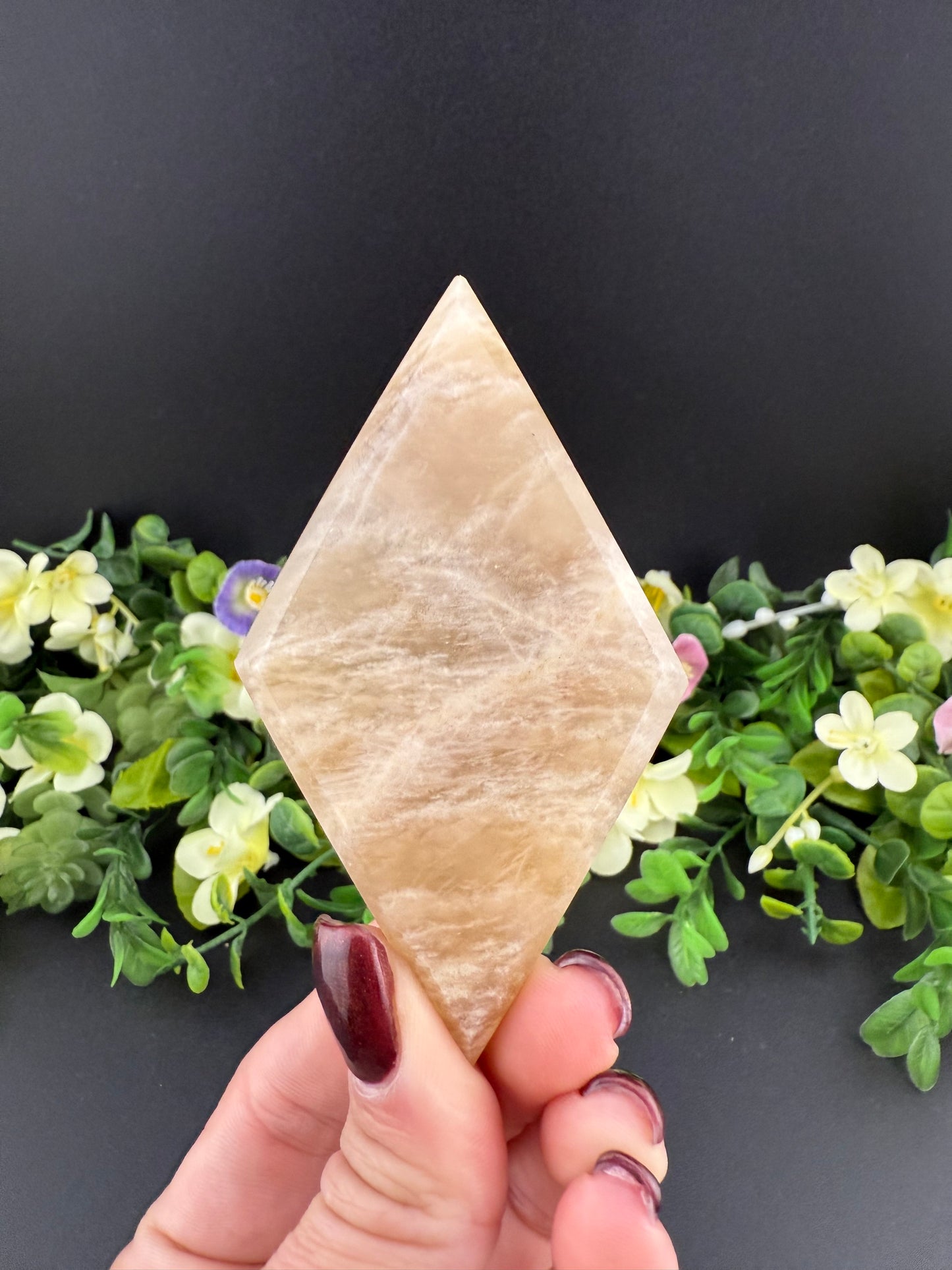 Moonstone Diamond Carving