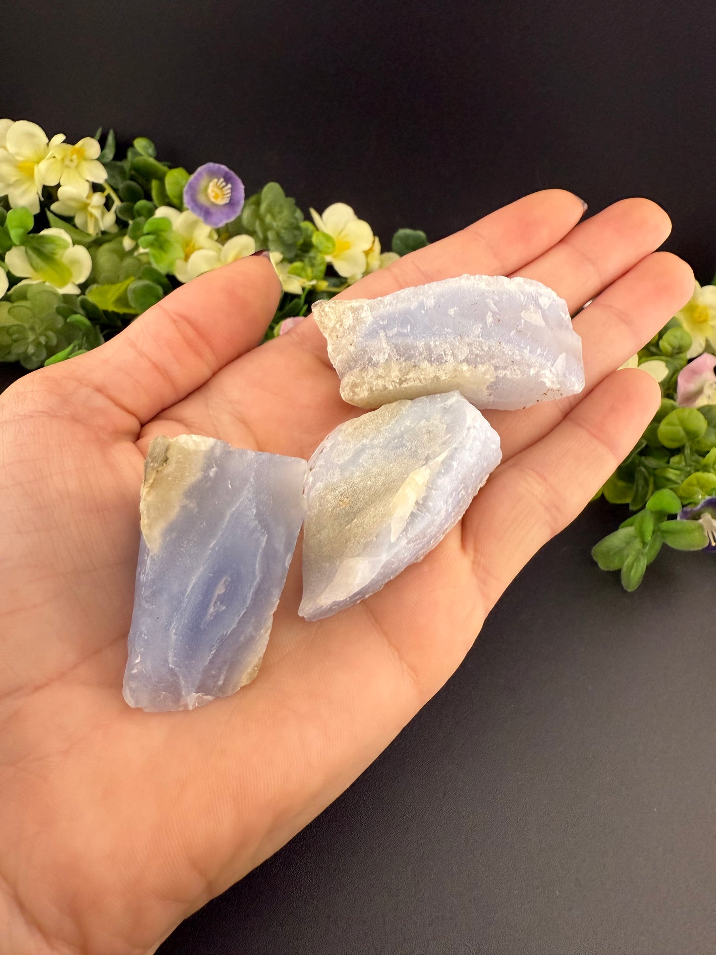 Raw Blue Lace Agates [Intuitively Chosen]