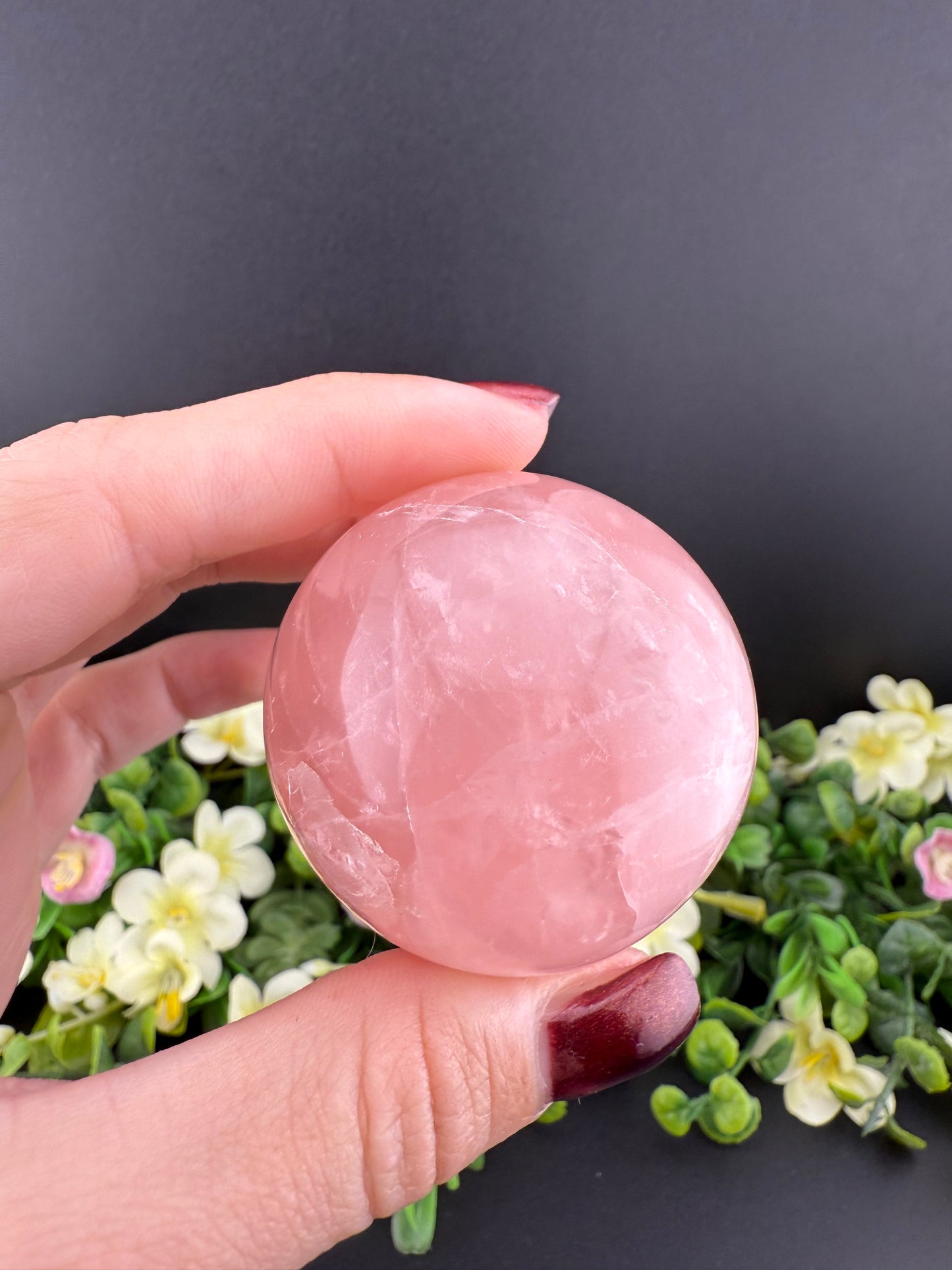 Star Rose Quartz Sphere