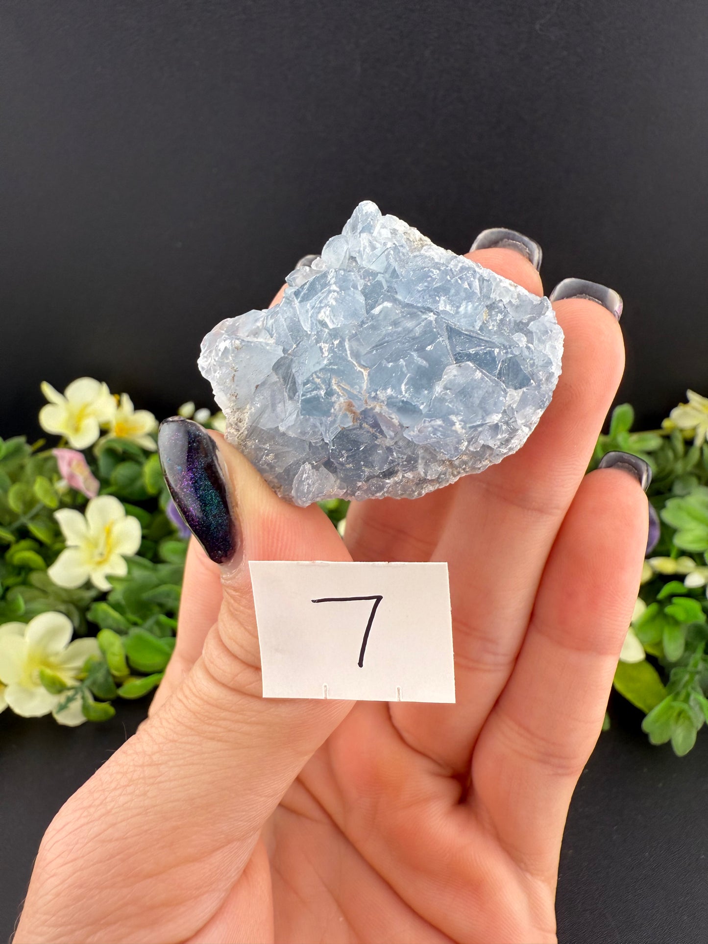 Blue Celestite Clusters
