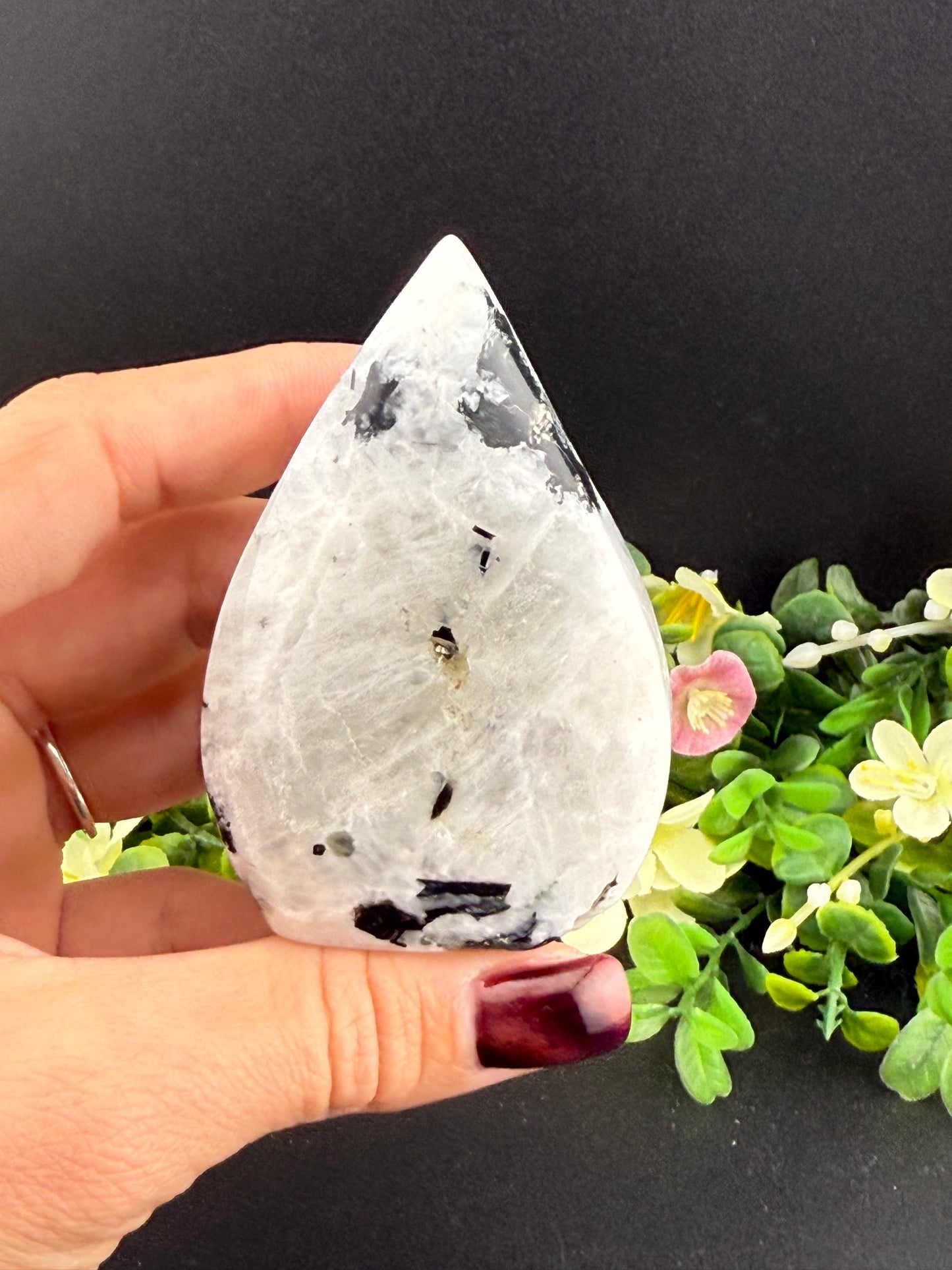 Rainbow Moonstone Teardrop